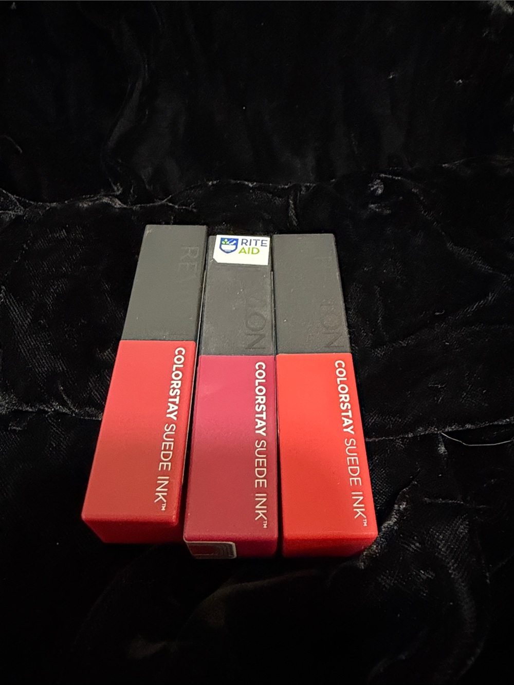 Revlon ColorStay Suede Ink Liquid Lipstick Trio - Bright Red, Coral Red, Berry